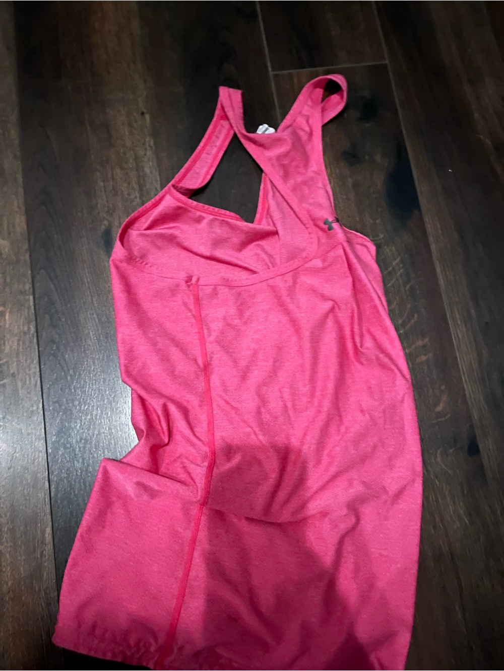 Under Armour Hot Pink Crossback Performance Tank